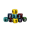 D3, Six Sided - Purple (10 Stück)-Baron of Dice-Radaddel