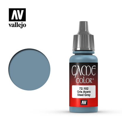 Vallejo Game Color 074 Steel Grey