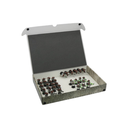 Full-size Standard Box for magnetically-based miniatures + metal plate on the in