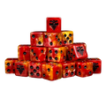 Fires of Hell Dice 16mm Square (25 Stück)-Baron of Dice-Radaddel