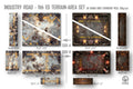 11. Edition - Terrain Area Footprints - Cardboard | Tournament Ready | Compatible with New 40K Edition Terrain Rules | Full Set-German Major Series Shop-Radaddel