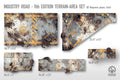 11. Edition - Terrain Area Footprints – 1mm Neoprene Bases | Tournament Ready | Compatible with New 40K Edition Terrain Rules | Full Set-German Major Series Shop-Radaddel