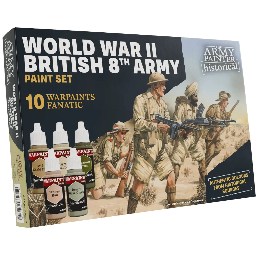 Historical: WWII British 8th Army Paint Set-The Army Painter-Radaddel