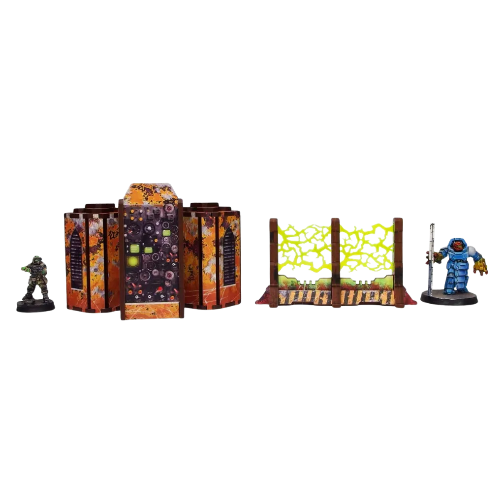 Imperial II Generatorium & Powered Fence PREPAINTED-Micro Art Studio-Radaddel