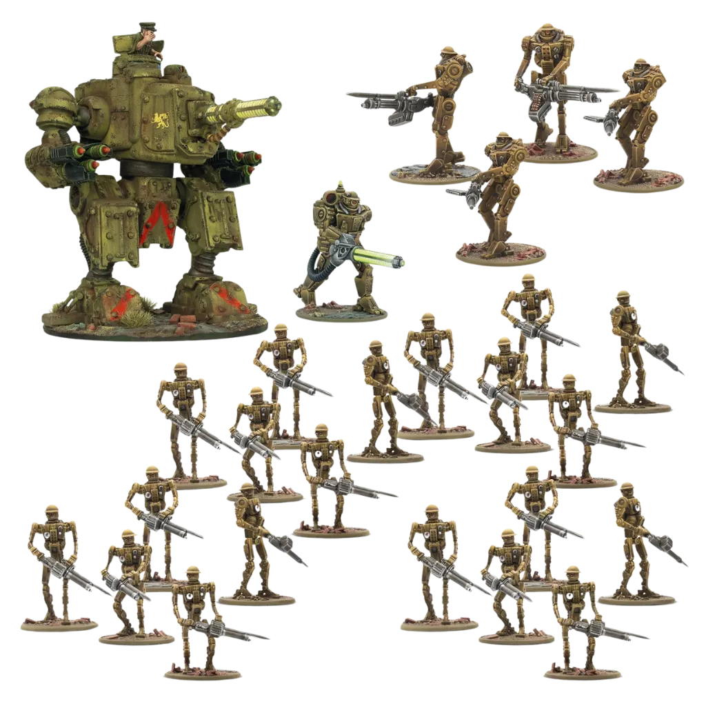 Konflikt '47 British Commonwealth Automated Battalion-Warlord Games-Radaddel