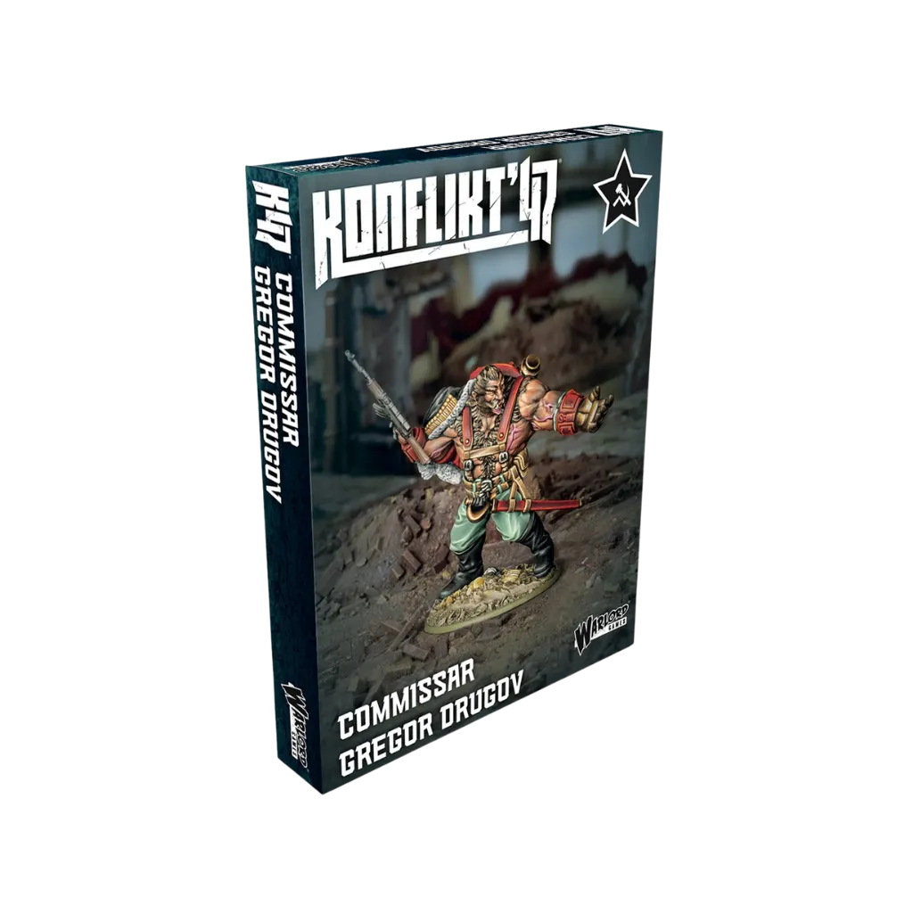 Konflikt '47 Soviet Bloc Commissar Gregor Drugov-Warlord Games-Radaddel