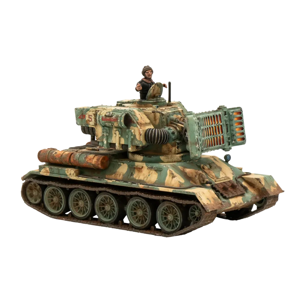 Konflikt '47 Soviet Bloc T-34/ZP Medium Tank-Warlord Games-Radaddel