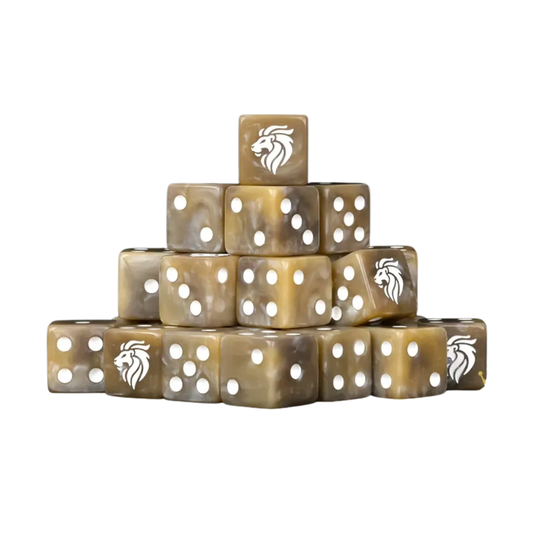 Lion Dice 16mm Square (25 Stück)-Baron of Dice-Radaddel