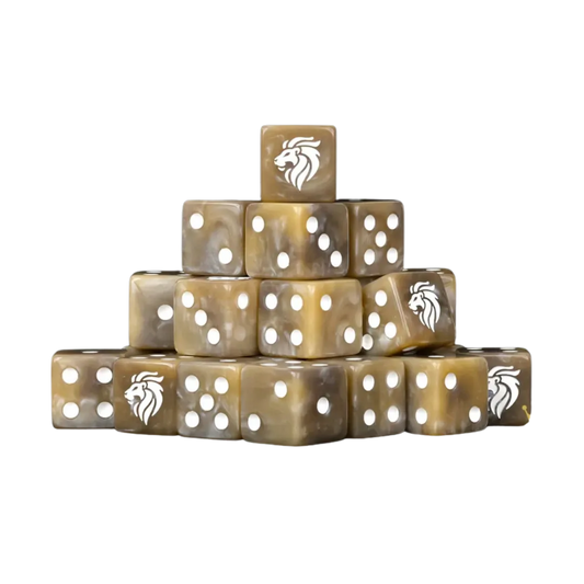 Lion Dice 16mm Square (25 Stück)-Baron of Dice-Radaddel