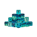 Moonlit Sword Dice Sqaure 16mm (25 Stück)-Baron of Dice-Radaddel