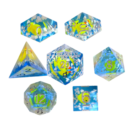 Rubber Duck Sharp Corner RPG Dice Set (7 Stück)-Baron of Dice-Radaddel