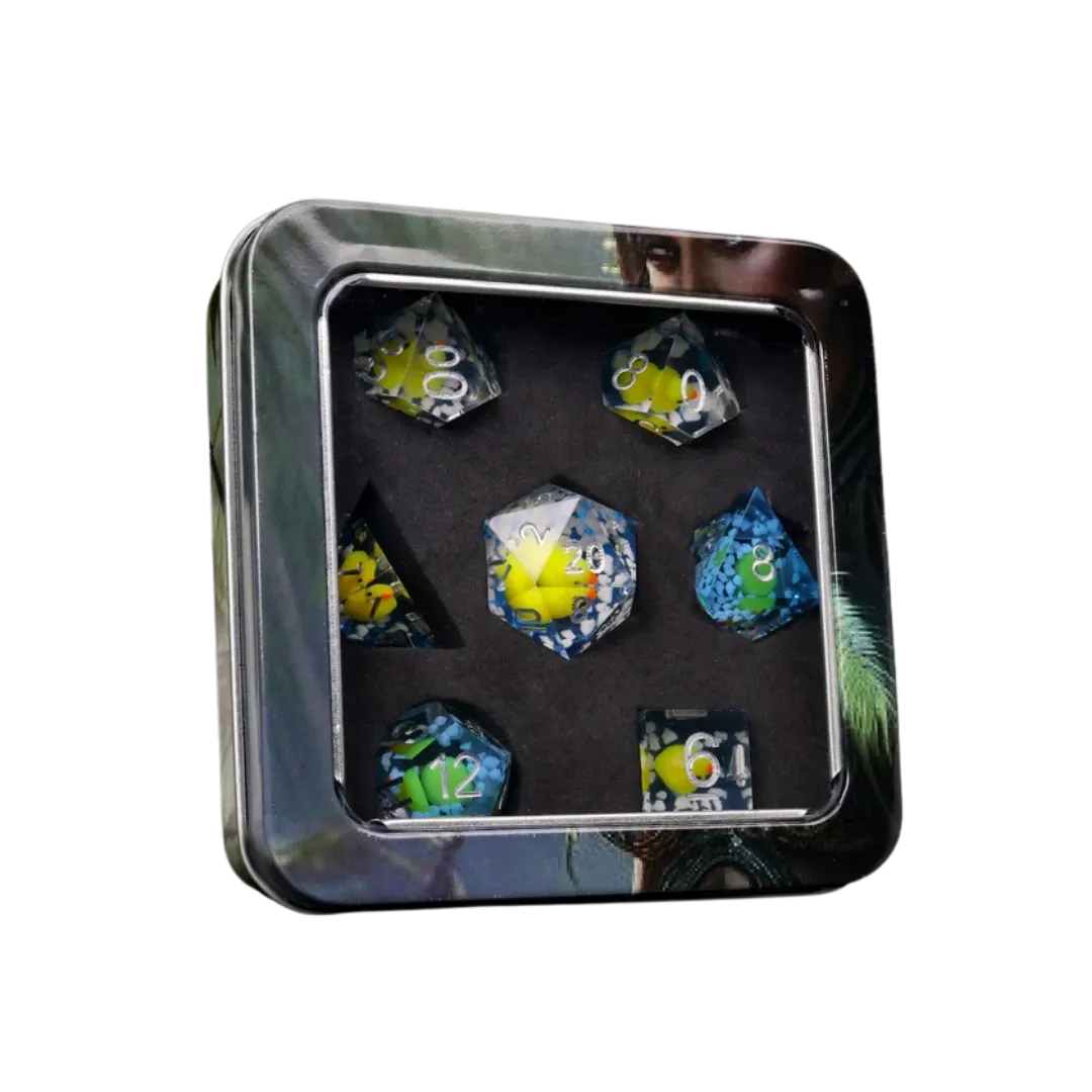 Rubber Duck Sharp Corner RPG Dice Set (7 Stück)-Baron of Dice-Radaddel