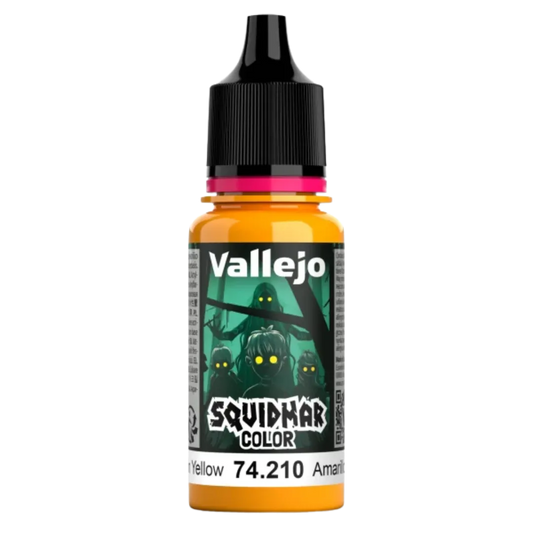 Squidmar Color 210 - Goldcoin Yellow 18 ml-Vallejo-Radaddel