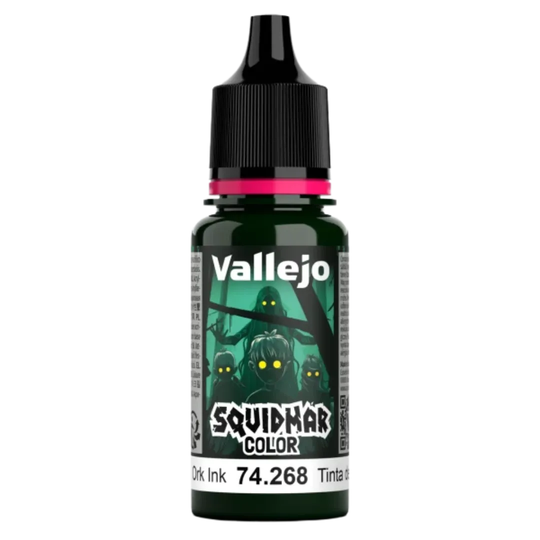 Squidmar Color 268 - Ork Ink 18 ml-Vallejo-Radaddel