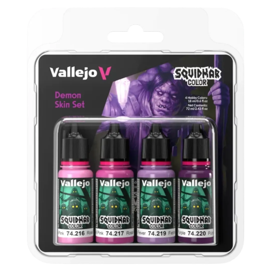 Squidmar Color - Demon Skin set (4)-Vallejo-Radaddel