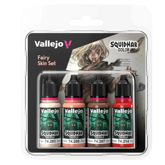 Squidmar Color - Fairy Skin set (4)-Vallejo-Radaddel