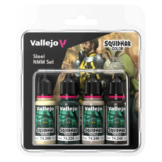 Squidmar Color - Steel NMM set (4)-Vallejo-Radaddel
