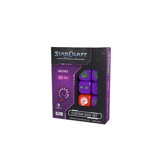 Starcraft ® Zerg Custom Dice Set-Archon Studio-Radaddel