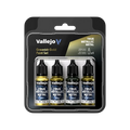 TMM Greenish Gold Paint Set-Vallejo-Radaddel