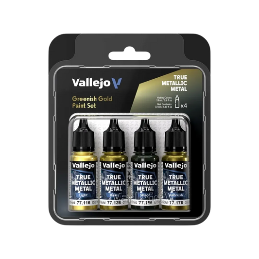 TMM Greenish Gold Paint Set-Vallejo-Radaddel