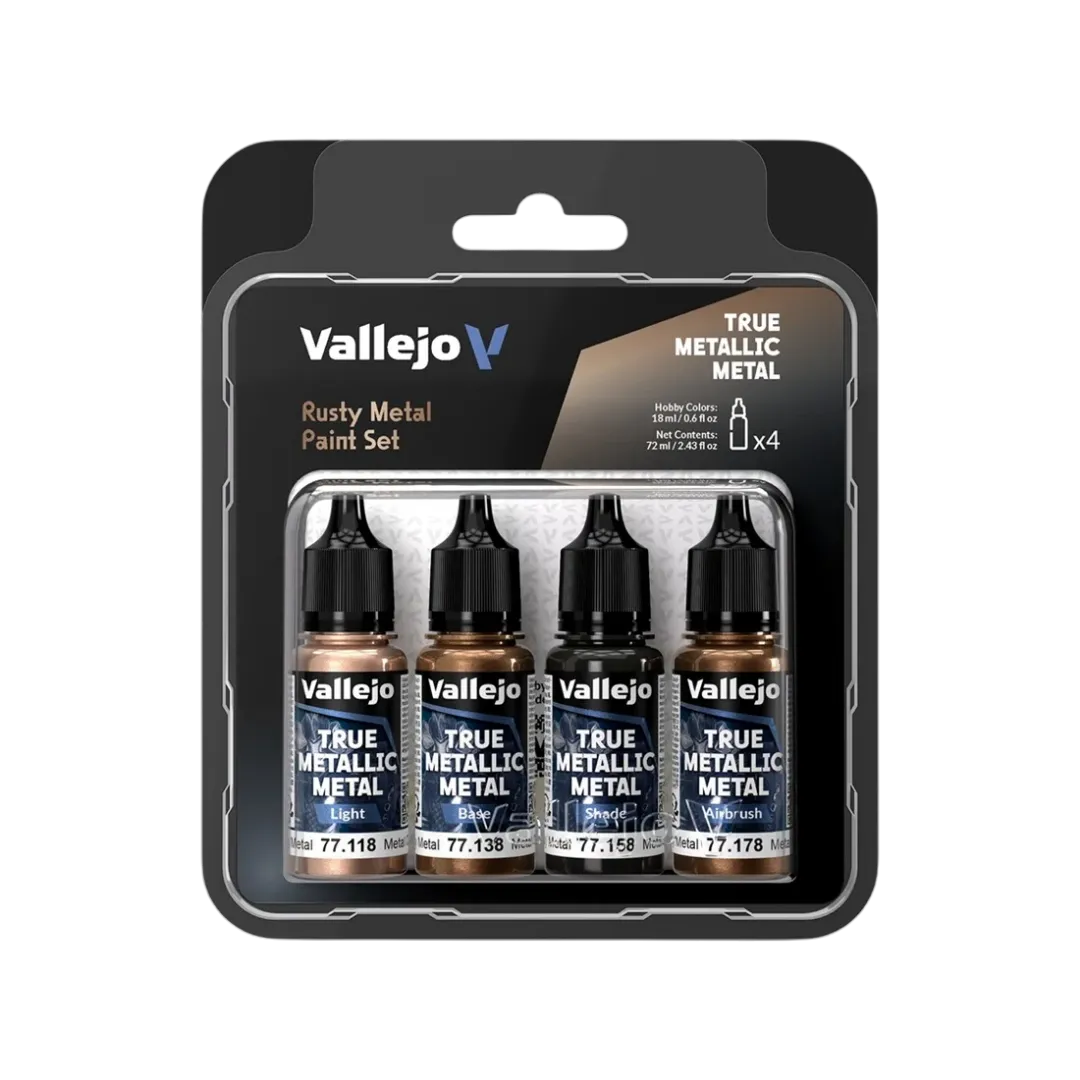 TMM Rusty Metal Paint Set-Vallejo-Radaddel