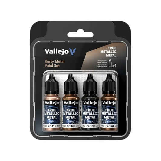 TMM Rusty Metal Paint Set-Vallejo-Radaddel