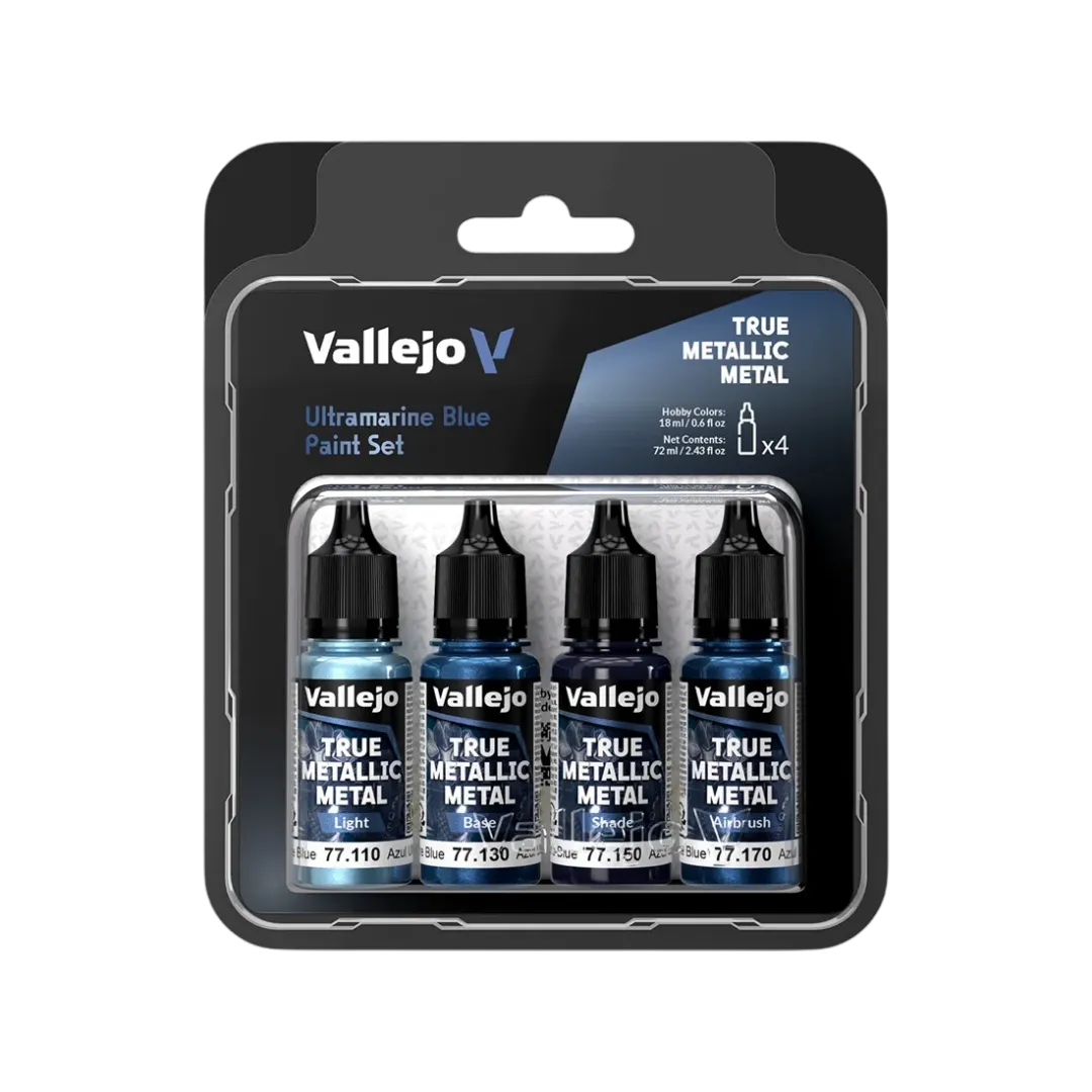 TMM Ultramarine Blue Paint Set-Vallejo-Radaddel