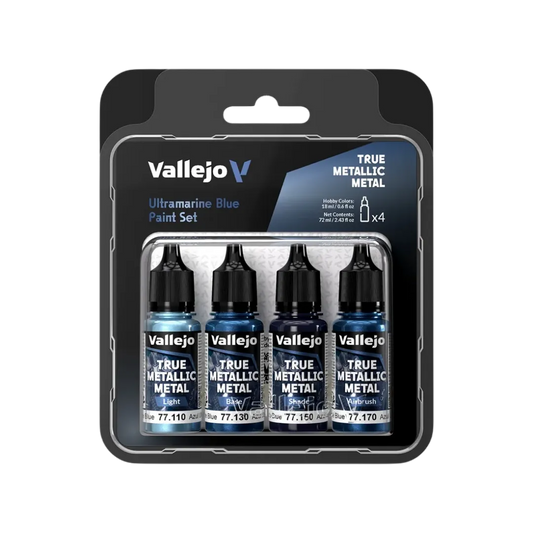 TMM Ultramarine Blue Paint Set-Vallejo-Radaddel