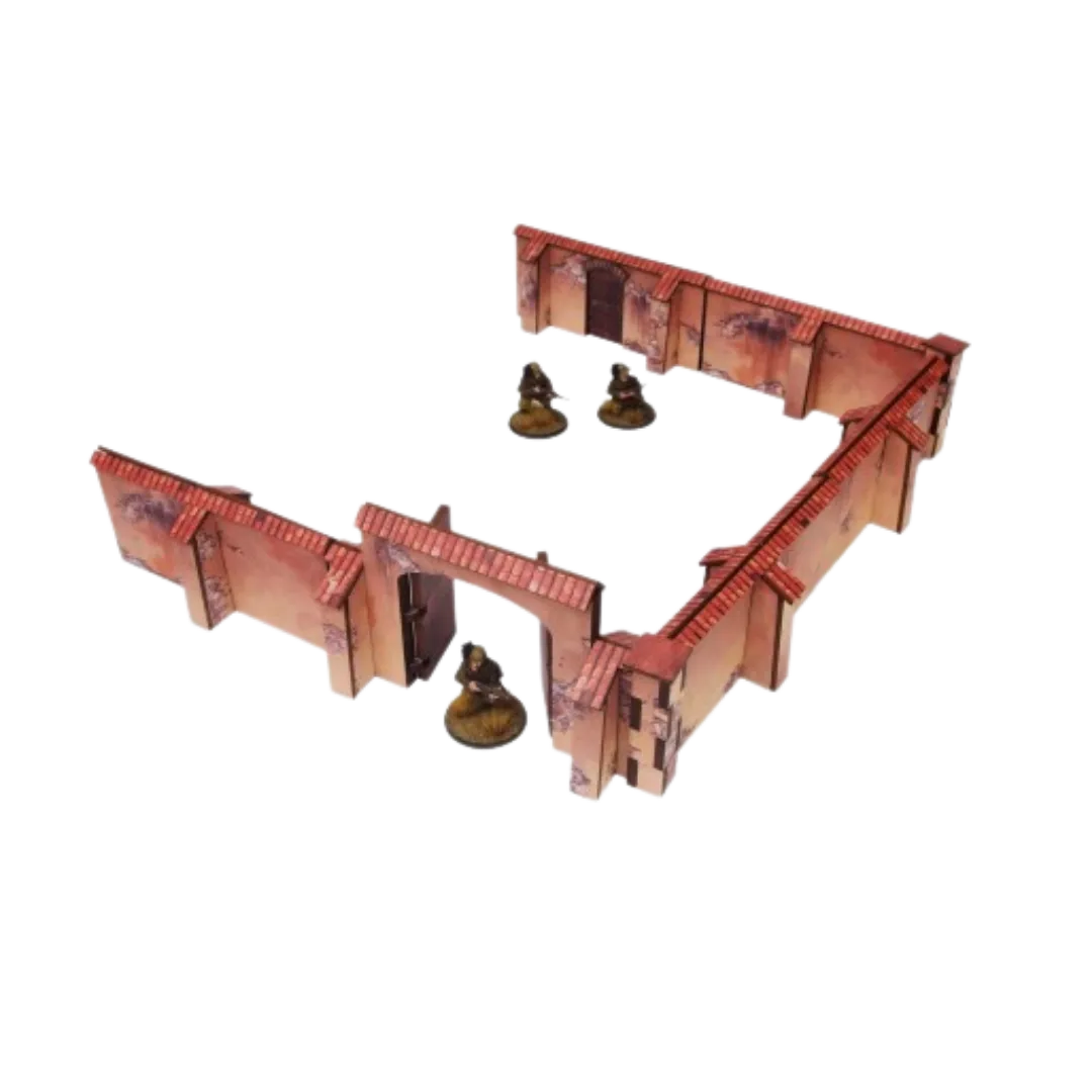 Wall Italy PREPAINTED [28mm/1:56]-Micro Art Studio-Radaddel